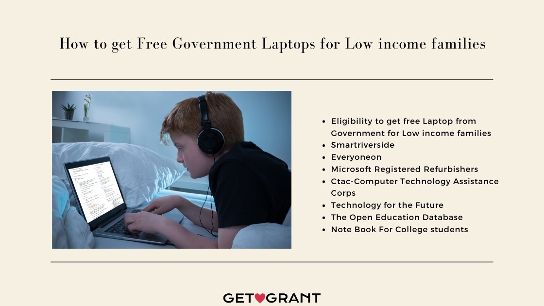 free government laptops for low income families 2021