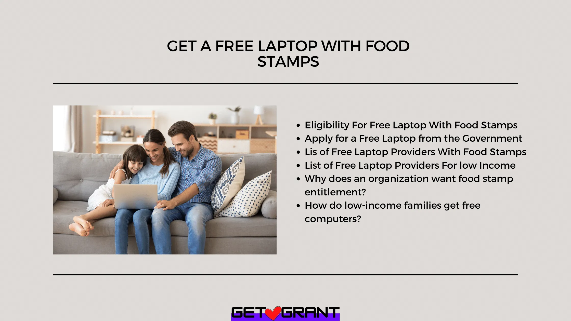 Free Laptop With Food Stamps