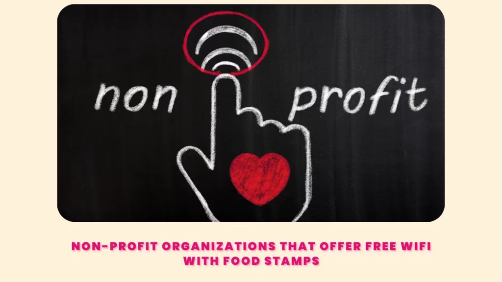 Non-Profit Organizations that offer Free Wifi With Food Stamps