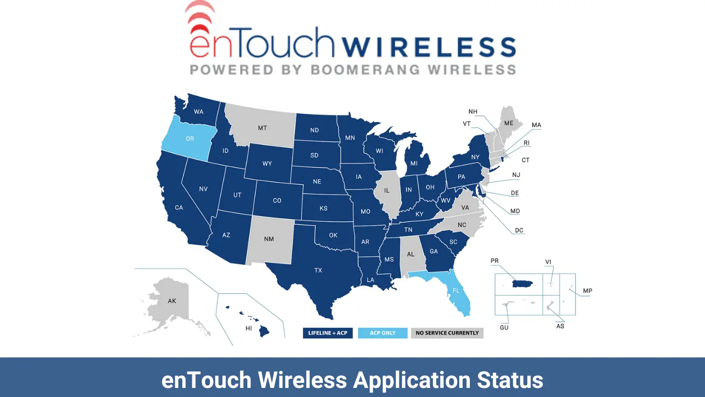 enTouch Wireless Application Status