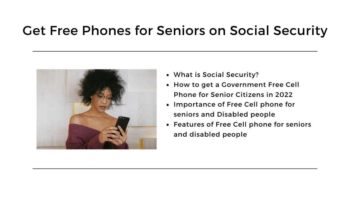free phones for seniors