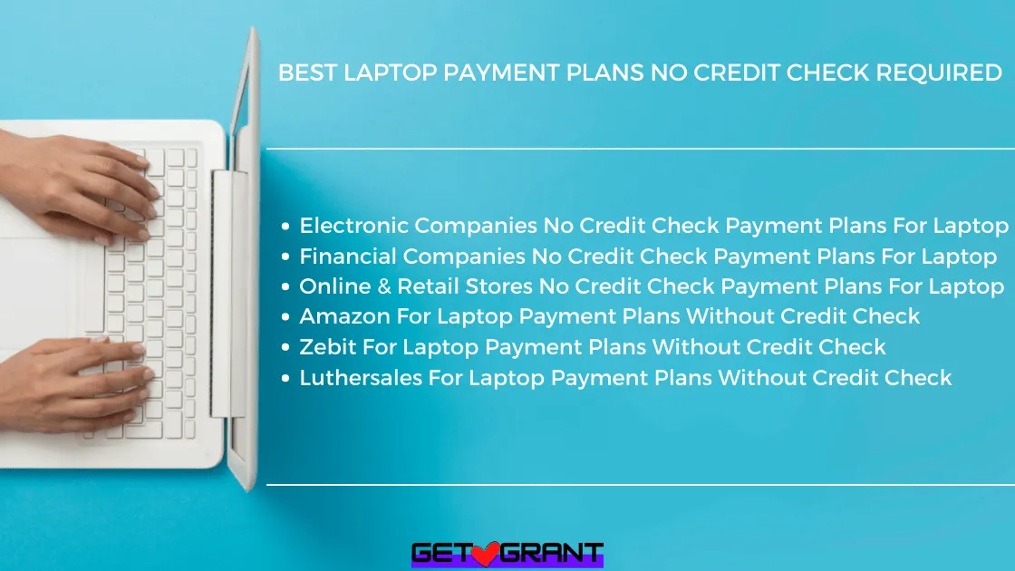 laptop payments no credit check